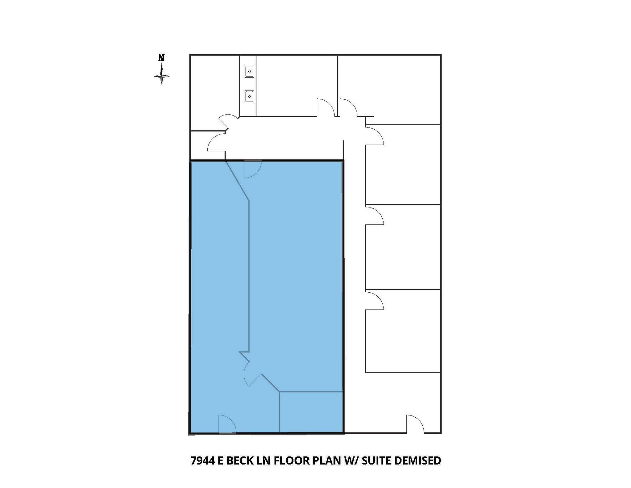 7944 E Beck Ln, Scottsdale, AZ for lease Floor Plan- Image 1 of 1