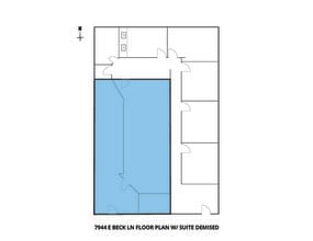 7944 E Beck Ln, Scottsdale, AZ for lease Floor Plan- Image 1 of 1