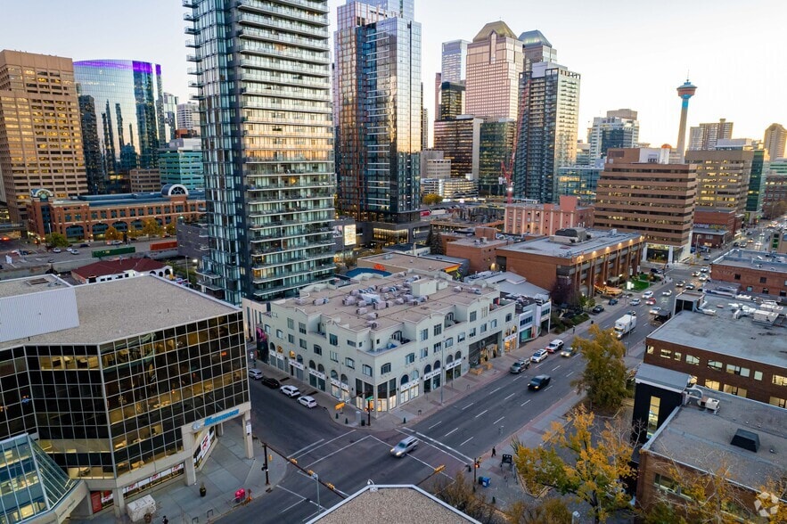 638 11th Ave SW, Calgary, AB for lease - Aerial - Image 3 of 3