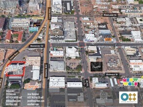 829 N 1st Ave, Phoenix, AZ - AERIAL map view - Image1