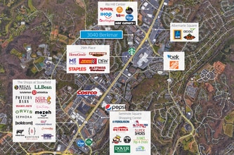 3040 Berkmar Dr, Charlottesville, VA - AERIAL  map view