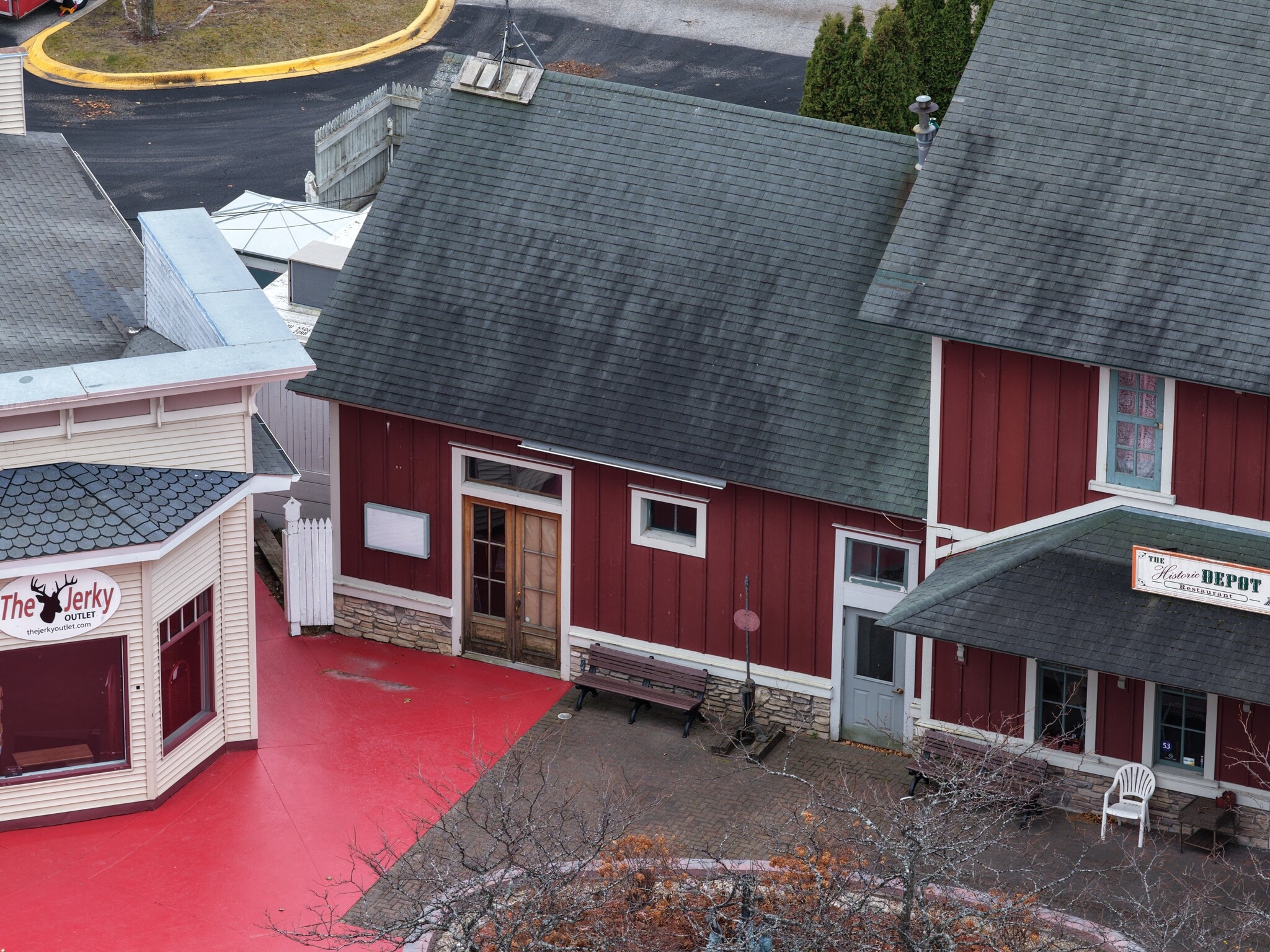 102-258 S Huron Ave, Mackinaw City, MI for lease Aerial- Image 1 of 2