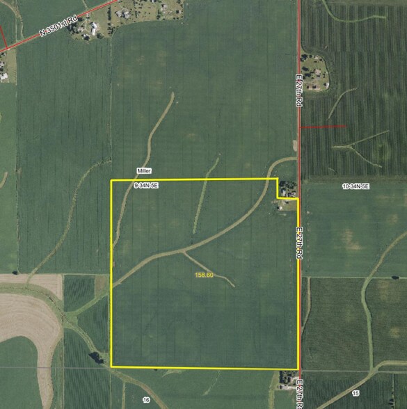 E 27th Rd, Marseilles, IL for sale - Aerial - Image 2 of 3