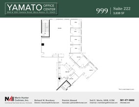 999-1001 W Yamato Rd, Boca Raton, FL for lease Floor Plan- Image 1 of 2