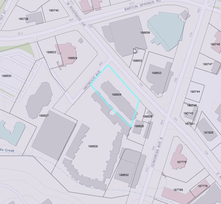 105 W Riverside Dr, Austin, TX for sale Plat Map- Image 1 of 1