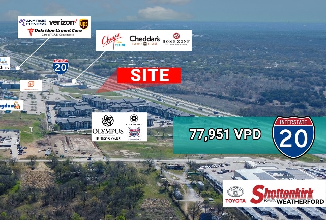 2621 Interstate I-20, Hudson Oaks, TX 76087, Hudson Oaks, TX for lease - Building Photo - Image 1 of 5