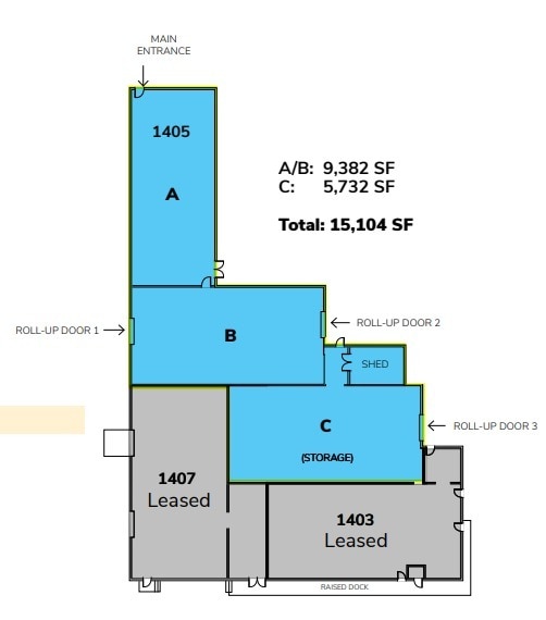 1403-1407 S Coast Hwy, Oceanside, CA for lease Floor Plan- Image 1 of 1