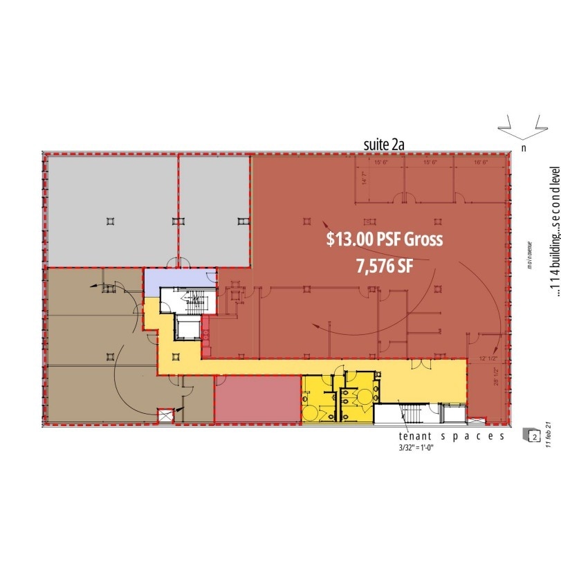 114 S Main Ave, Sioux Falls, SD for lease Floor Plan- Image 1 of 1