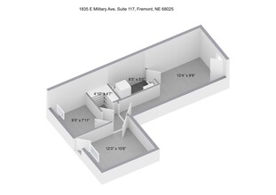 1835 E Military Ave, Fremont, NE for lease Floor Plan- Image 2 of 8