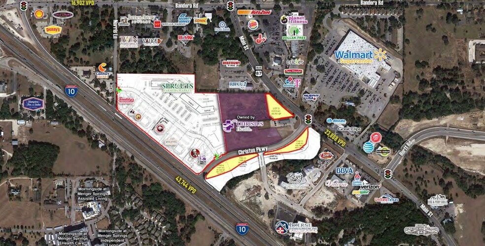 IH-10 W & Christus Pkwy, Boerne, TX for lease - Aerial - Image 2 of 5