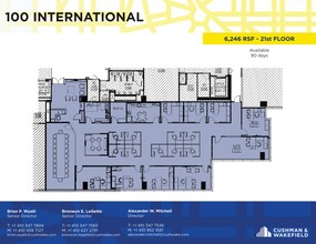 100 International Dr, Baltimore, MD for lease Floor Plan- Image 1 of 1