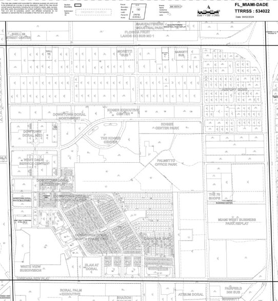 7860 NW 46th St, Doral, FL for lease - Plat Map - Image 3 of 3