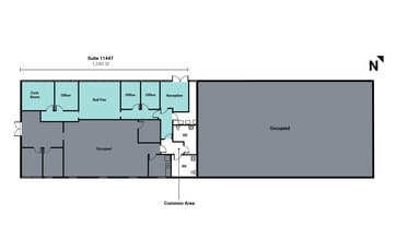 11411-11415 Overlook Dr, Fishers, IN for lease Floor Plan- Image 1 of 1