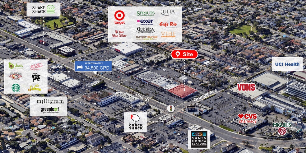 211-233 E 17th St, Costa Mesa, CA for lease - Building Photo - Image 1 of 3