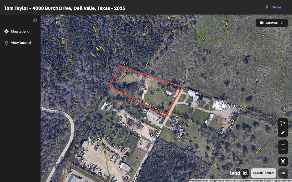 4000 Burch Drive, Del Valle, TX for sale - Plat Map - Image 2 of 9