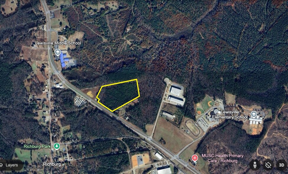 Lancaster Hwy, Richburg, SC for sale - Aerial - Image 2 of 4