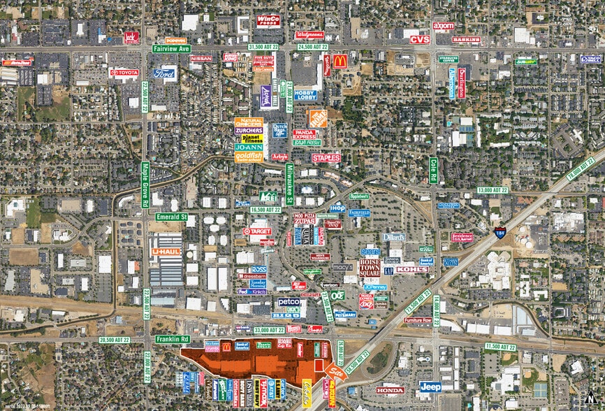 8637-8655 W Franklin Rd, Boise, ID for lease - Building Photo - Image 2 of 15