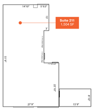 615-639 N New Ballas Rd, Creve Coeur, MO for lease Floor Plan- Image 2 of 2