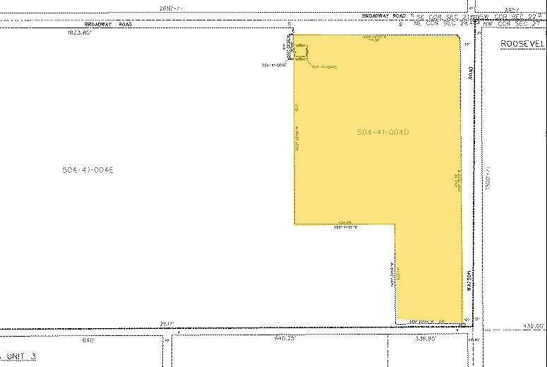 SWC Broadway & Watson, Buckeye, AZ for sale - Plat Map - Image 2 of 2