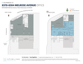 8378-8384 Melrose Ave, Los Angeles, CA for lease Site Plan- Image 1 of 2