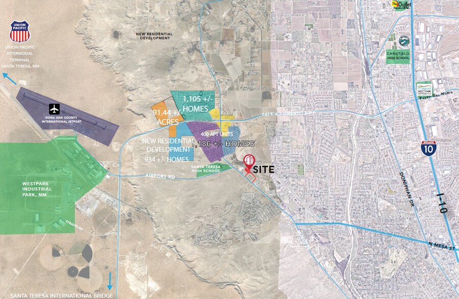 McNutt Rd, Sunland Park, NM 88063 9.9 +/ AC of land