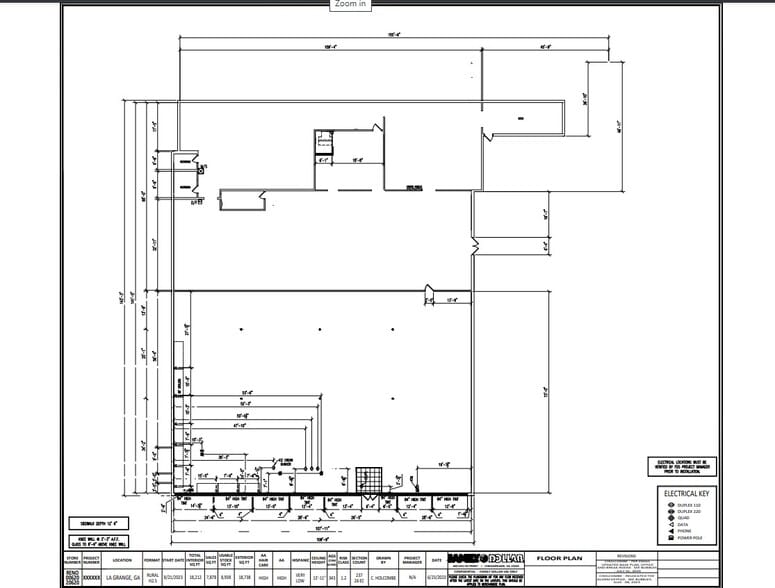 527 S Greenwood St, Lagrange, GA for lease - Floor Plan - Image 2 of 2