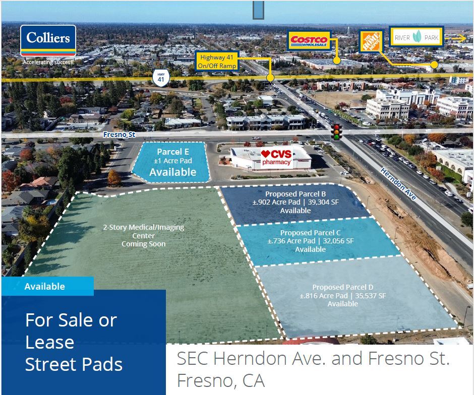 SEC Herndon Ave & Fresno St, Fresno, CA 93720 Land for Sale