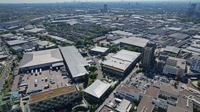 Central Way, London, LND - Aerial map view