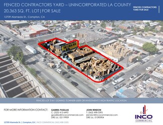 More details for 12709 S Alameda St, Compton, CA - Land for Sale