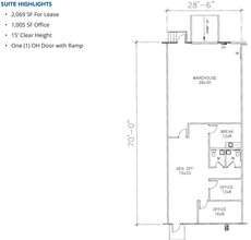 1517 W Carrier Pky, Grand Prairie, TX for lease Floor Plan- Image 1 of 1