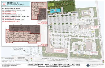 Cranbury Half Acre Rd, Jamesburg, NJ for lease Site Plan- Image 2 of 2