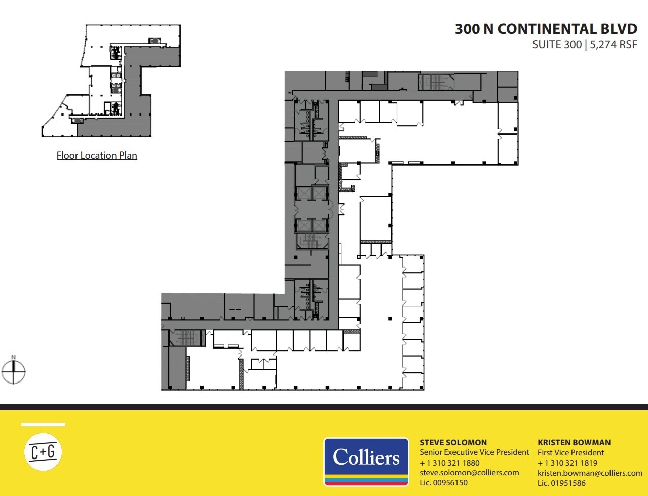 300 Continental Blvd, El Segundo, CA for lease Floor Plan- Image 1 of 1