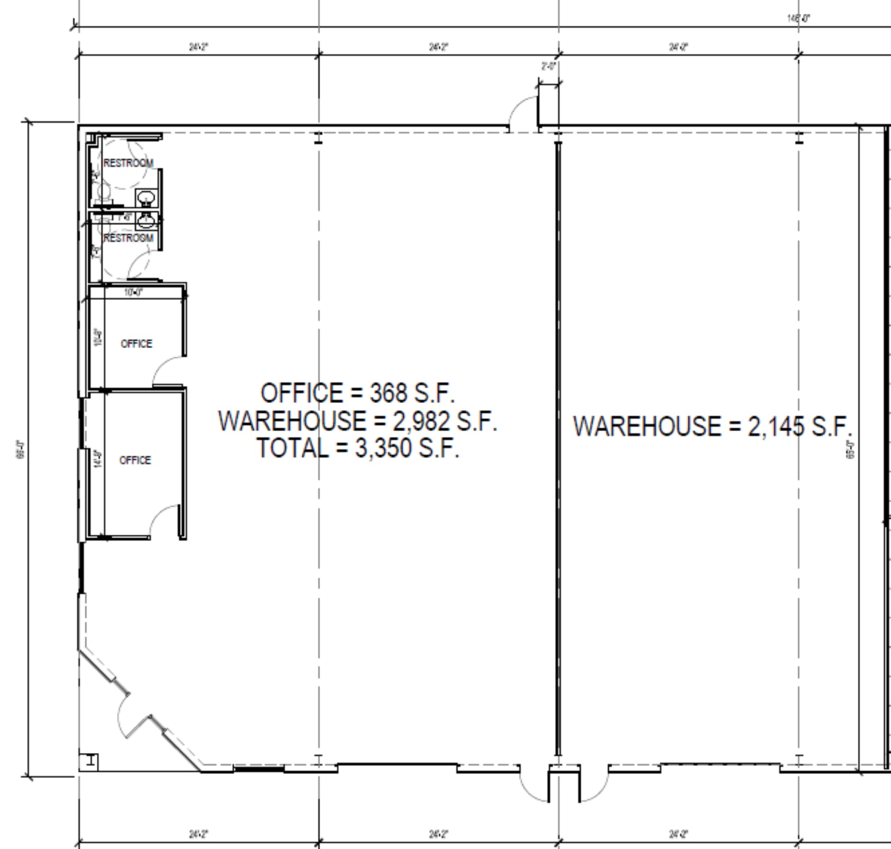 41212 Park 290 Dr, Waller, TX for lease Floor Plan- Image 1 of 1