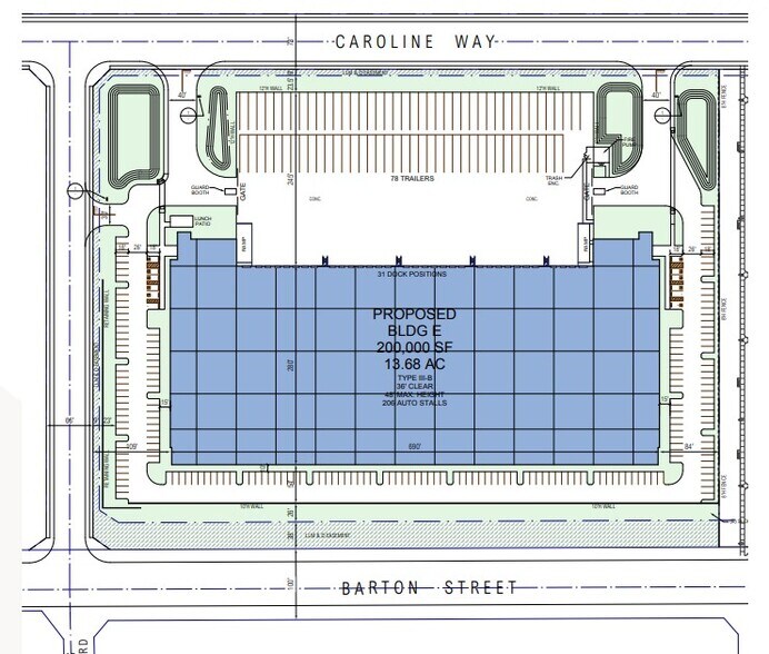 16301 Caroline Way, March Air Reserve Base, CA for lease - Site Plan - Image 2 of 7