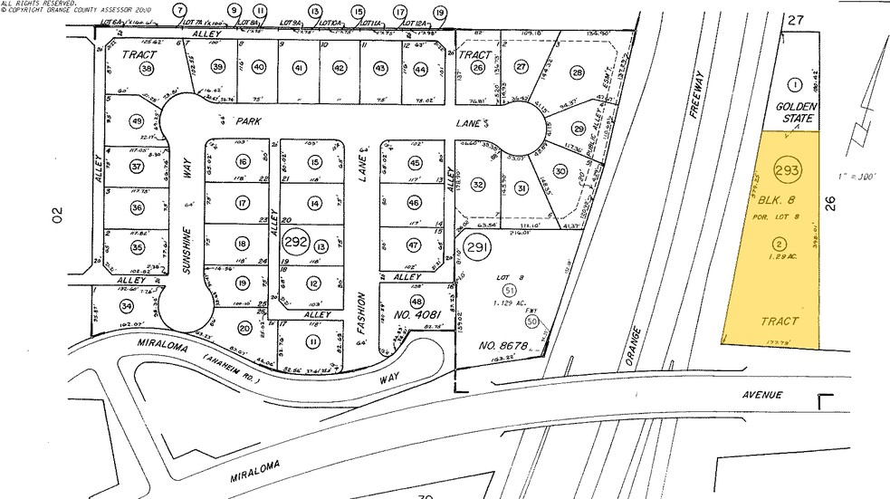 1325 N Blue Gum St, Anaheim, CA for sale - Plat Map - Image 2 of 2