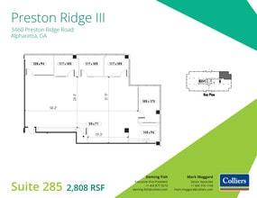 3460 Preston Ridge Rd, Alpharetta, GA for lease Floor Plan- Image 1 of 2