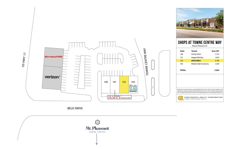 1903 N Highway 17, Mount Pleasant, SC for lease - Site Plan - Image 2 of 3