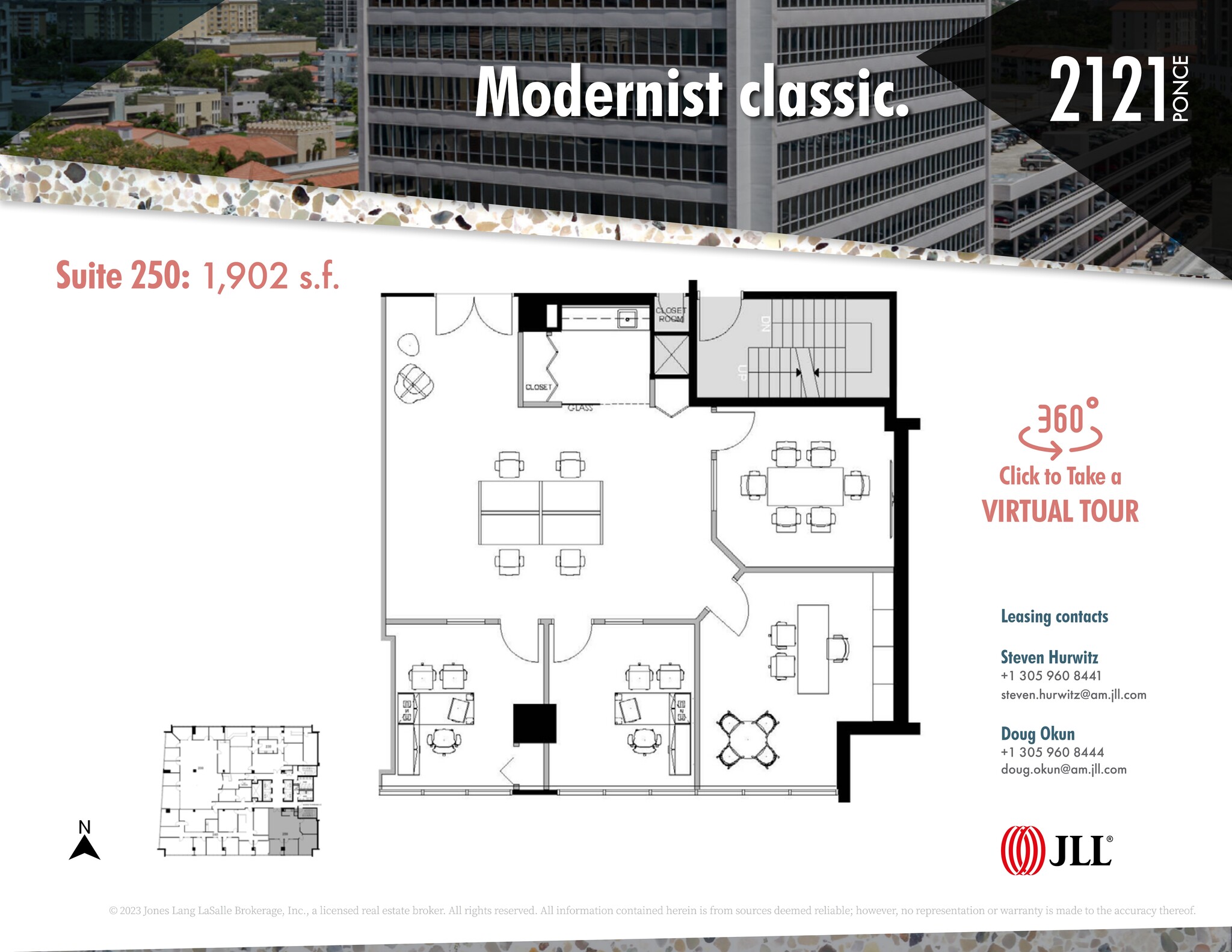 2121 Ponce de Leon Blvd, Coral Gables, FL for lease Site Plan- Image 1 of 1