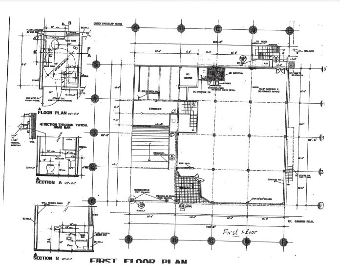 1743-1745 S El Camino Real, San Mateo, CA for lease Floor Plan- Image 1 of 3