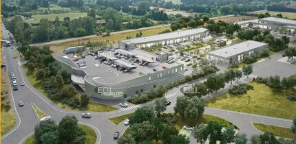 Monteux - AERIAL map view