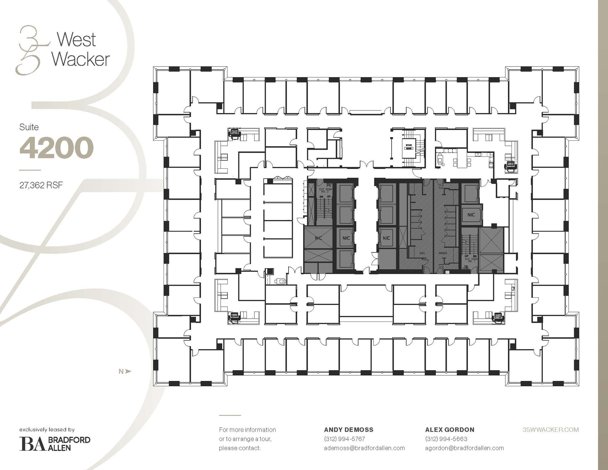 35 W Wacker Dr, Chicago, IL for lease Floor Plan- Image 1 of 1
