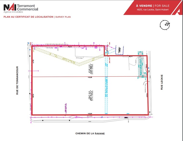 4625 Rue Leckie, Longueuil, QC for sale - Site Plan - Image 2 of 6