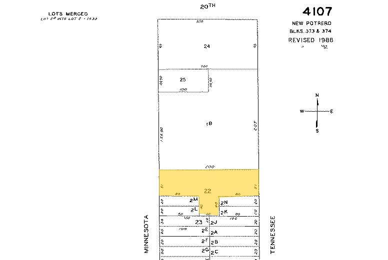 901 Minnesota St, San Francisco, CA for sale Plat Map- Image 1 of 1