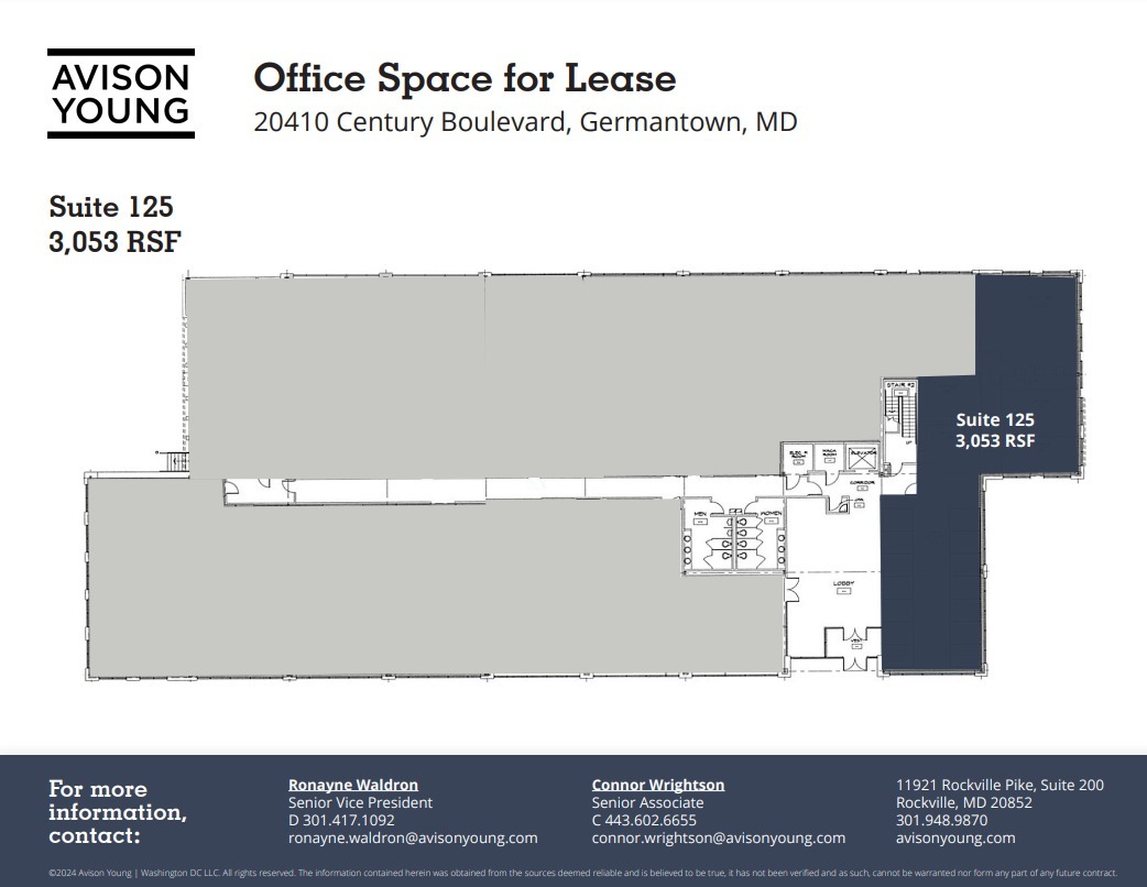 20410 Century Blvd, Germantown, MD for lease Floor Plan- Image 1 of 1