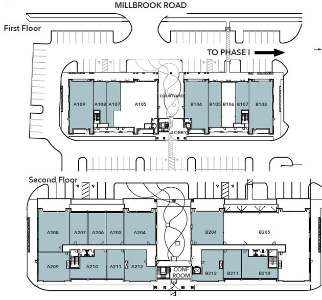 5003-5045 Falls of Neuse Rd, Raleigh, NC for lease - Floor Plan - Image 2 of 7