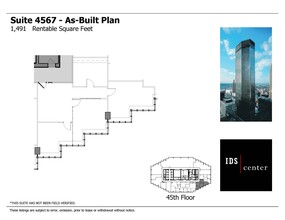 80 S 8th St, Minneapolis, MN for lease Floor Plan- Image 1 of 1