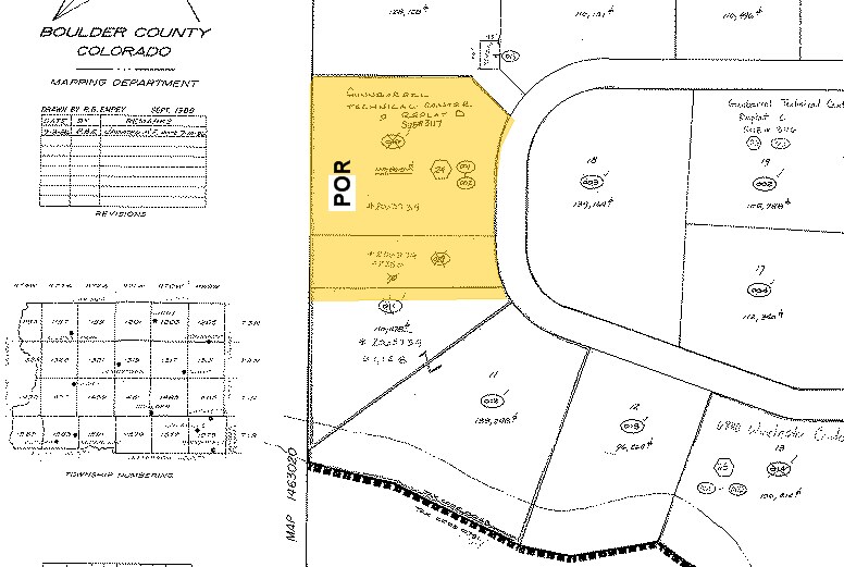 6707 Winchester Cir, Boulder, CO for sale - Plat Map - Image 1 of 1