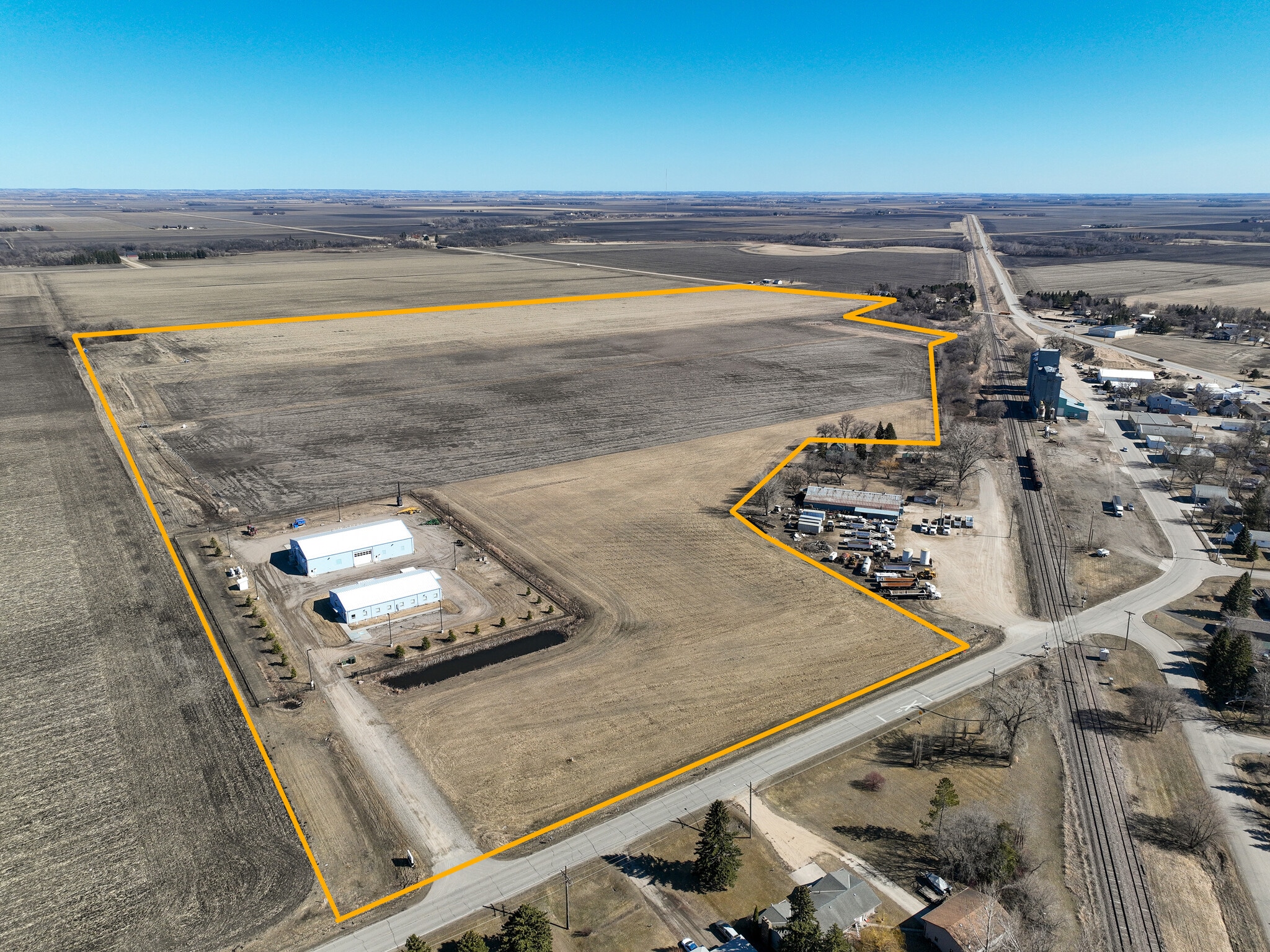 413 Kings Trl N, Sabin, MN for sale Aerial- Image 1 of 2