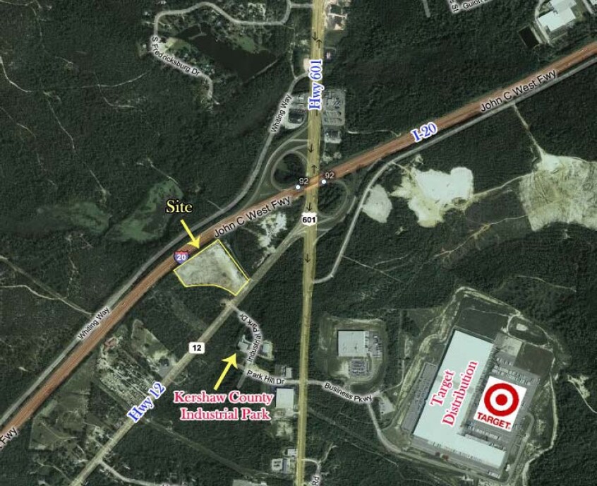 Highway 601 & 12 @ I-20, Lugoff, SC for sale Primary Photo- Image 1 of 1