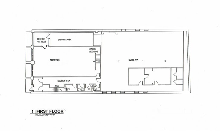 5515 Penn Ave, Pittsburgh, PA for lease Floor Plan- Image 1 of 2